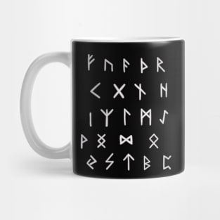 Nordic rune alphabet Mug